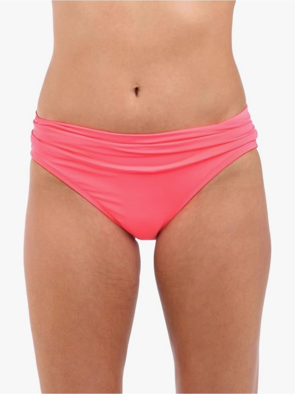 La Blanca Pink Ruched Bikini Bottom